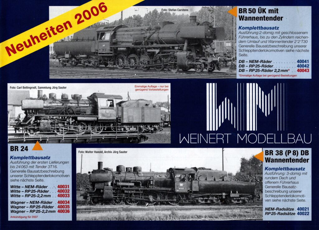 Weinert Modellbau Neuheiten 2006 German version