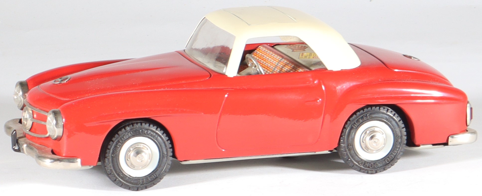 schuco-germany-tinplate-blech-motex-car-auto-mercedes-190-sl-coupe-original-not-replica-1088-1a