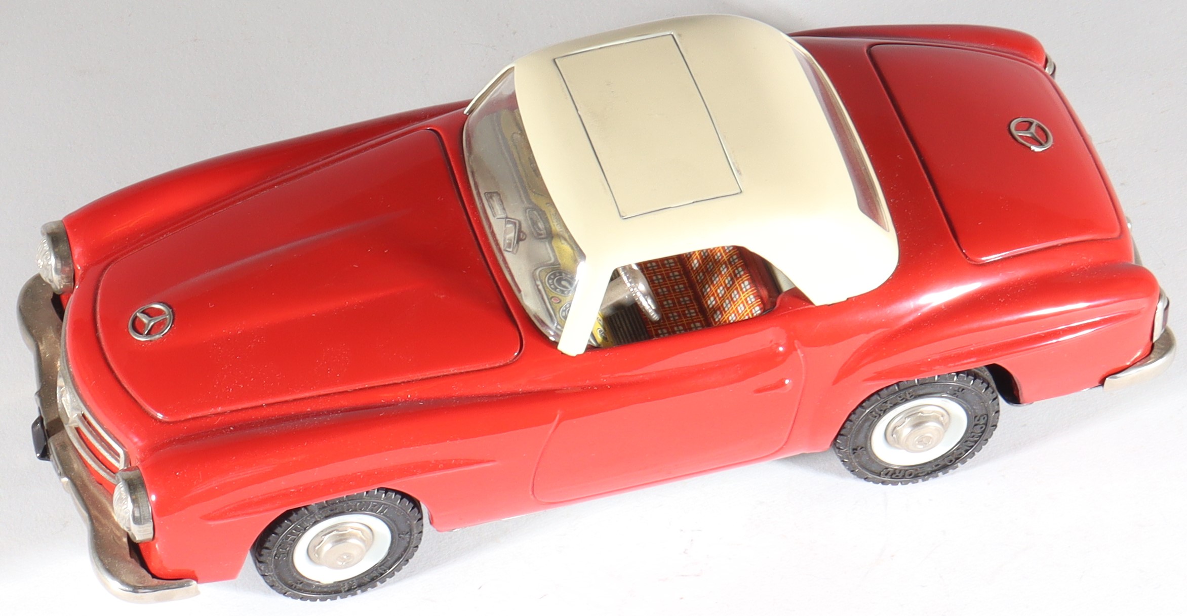 schuco-germany-tinplate-blech-motex-car-auto-mercedes-190-sl-coupe-original-not-replica-1088-1b