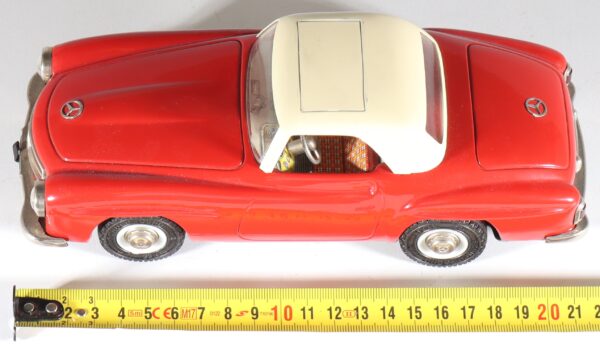 schuco-germany-tinplate-blech-motex-car-auto-mercedes-190-sl-coupe-original-not-replica-1088-1d