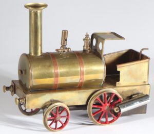 Antique toy train Radiguet & Massiot live steam locomotive gauge 65 – 67 mm ca. 1897
