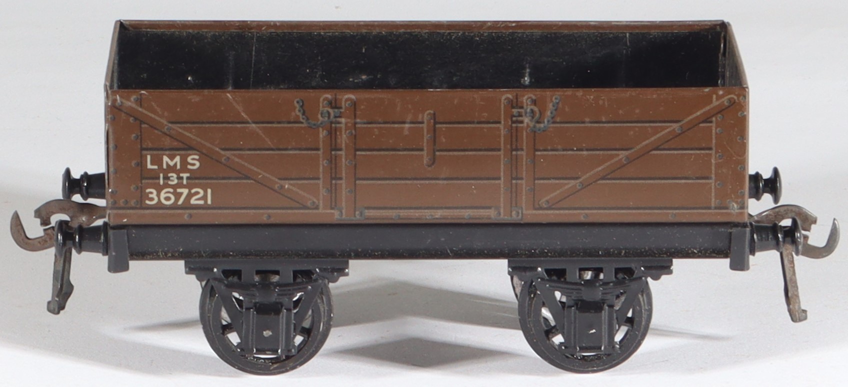 kallistoys-auctions-auktionen-antique-vintage-toys-antik-historisch-spielzeug-bassett-lowke-england-0-gauge-tinplate-blech-open-wagon-offener-guterwagen-lms-1352-0-1c