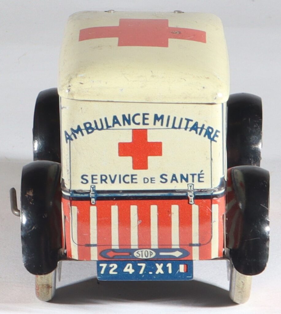 kallistoys-auctions-auktionen-antique-vintage-toys-antik-historisch-spielzeug-giacomo-de-andreis-france-tinplate-toy-blechspielzeug-clockwork-uhrwerk-car-auto-ambulance-krankenwagen-1g