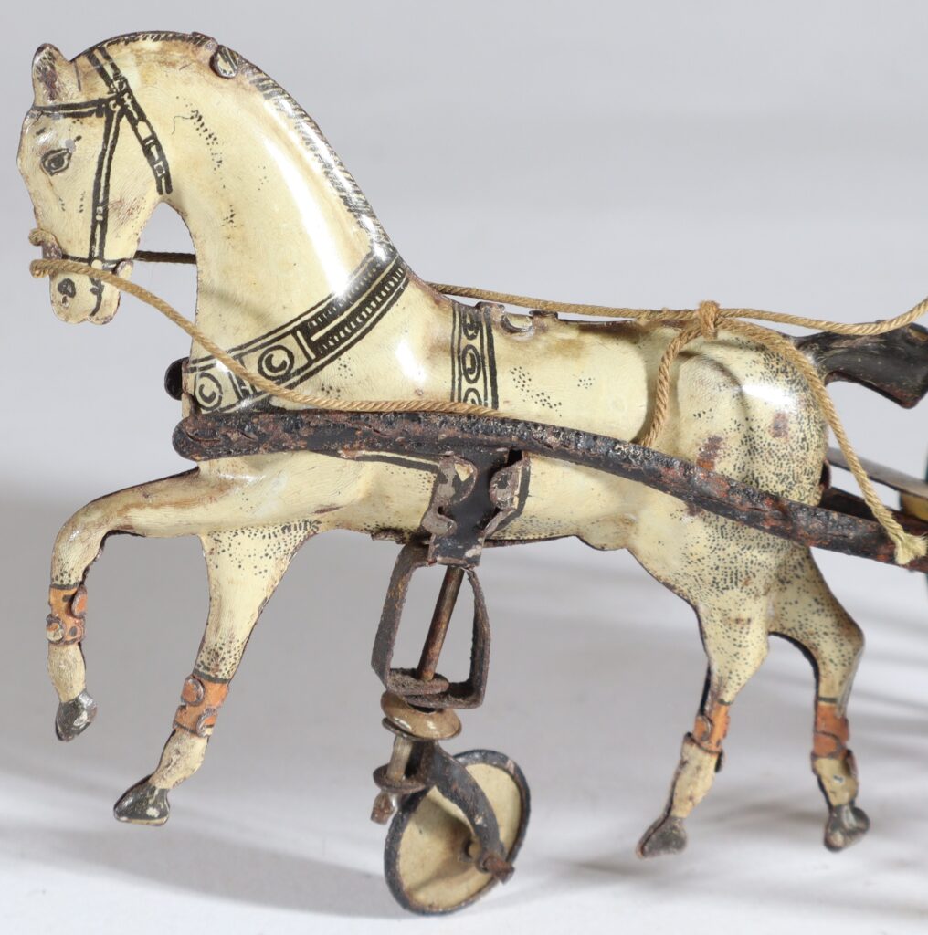 kallistoys-auctions-auktionen-antique-vintage-toys-antik-historisch-spielzeug-greppert-kelch-germany-tinplate-toy-blechspielzeug-clockwork-uhrwerk-single-horse-carriage-einspanner-501-1c