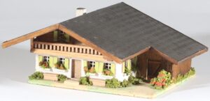 Vintage premanufactured wood house Dr. Rudolf Spitaler (RS) mountain farm house #94