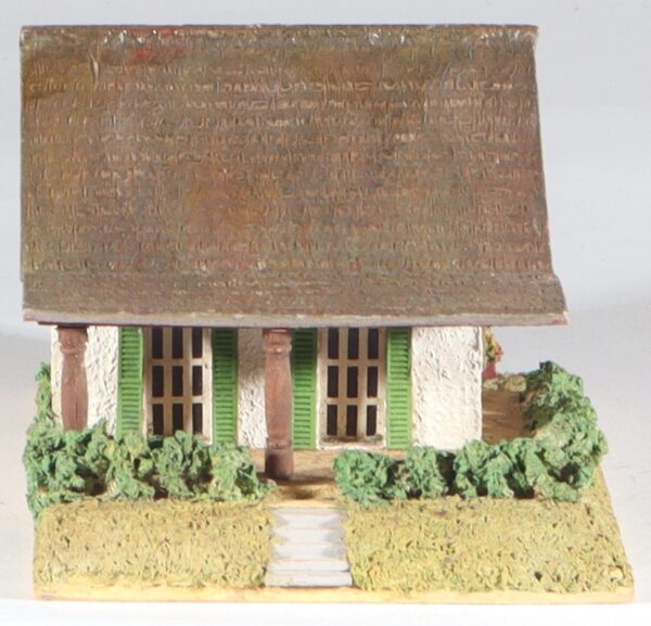 kallistoys-auctions-auktionen-antique-vintage-toys-antik-historisch-spielzeug-rudolf-spitaler-germany-spur-h0-wood-house-holzhaus-rural-halftimbered-house-landhaus-mit-fachwerk-6475-1d