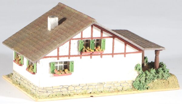 kallistoys-auctions-auktionen-antique-vintage-toys-antik-historisch-spielzeug-rudolf-spitaler-germany-spur-h0-wood-house-holzhaus-rural-halftimbered-house-landhaus-mit-fachwerk-6475-1f