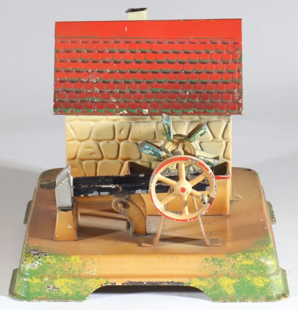 kallistoys-auctions-auktionen-antique-vintage-toys-antik-historisch-spielzeug-doll-cie-germany-tinplate-blech-watermill-with-hammer-mill-wassermuhle-mit-hammerwerk-1f