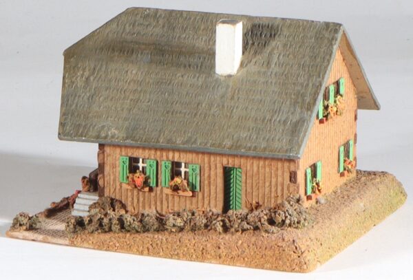 kallistoys-auctions-auktionen-antique-vintage-toys-antik-historisch-spielzeug-rudolf-spitaler-germany-spur-h0-wood-house-holzhaus-farm-bauernhaus-6463-1g