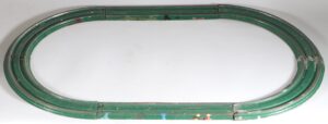 Top rarity antique toy tinplate track curves FAIVRE (F.V.) France ca. 1895