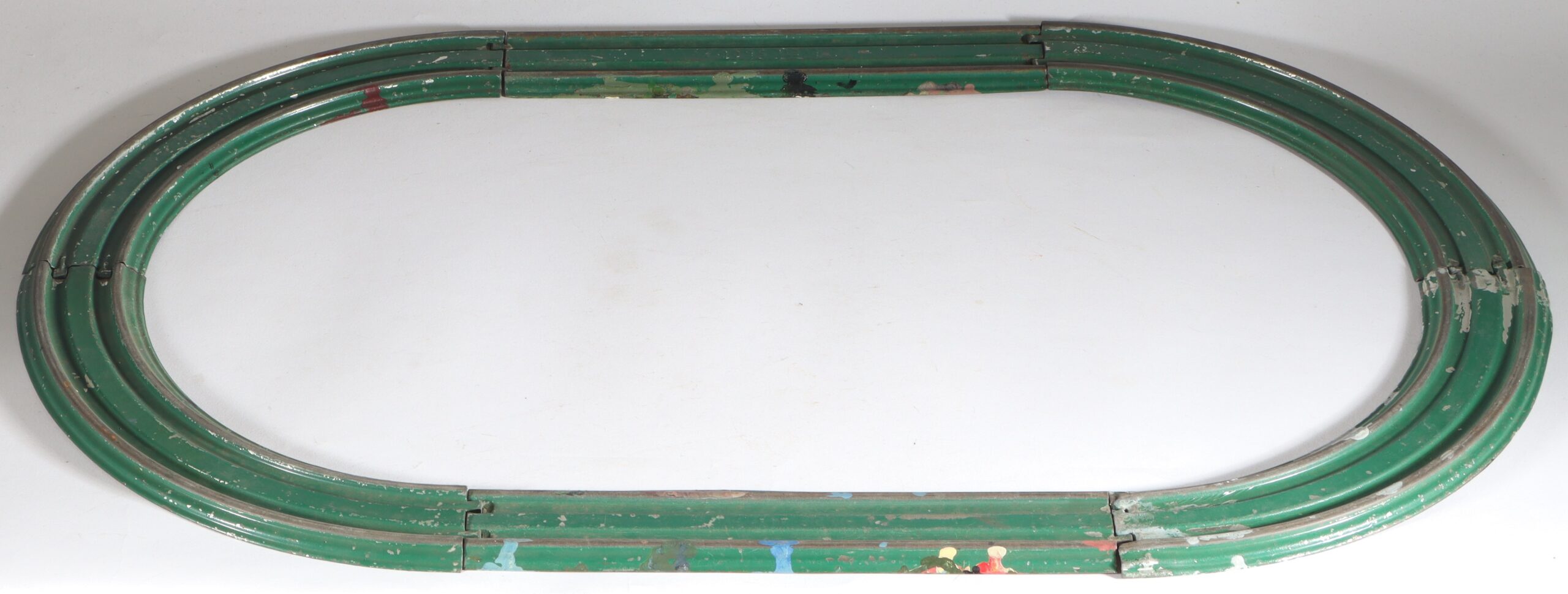 kallistoys-auctions-auktionen-antique-vintage-toys-antik-historisch-spielzeug-faivre-f-v-france-tinplate-blech-curved-track-gebogene-schienen-wulstschienen-1a