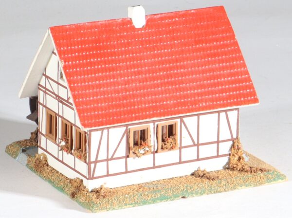 kallistoys-auctions-auktionen-antique-vintage-toys-antik-historisch-spielzeug-vaupe-germany-spur-h0-wood-house-holzhaus-watermill-wassermuhle-1122-1f