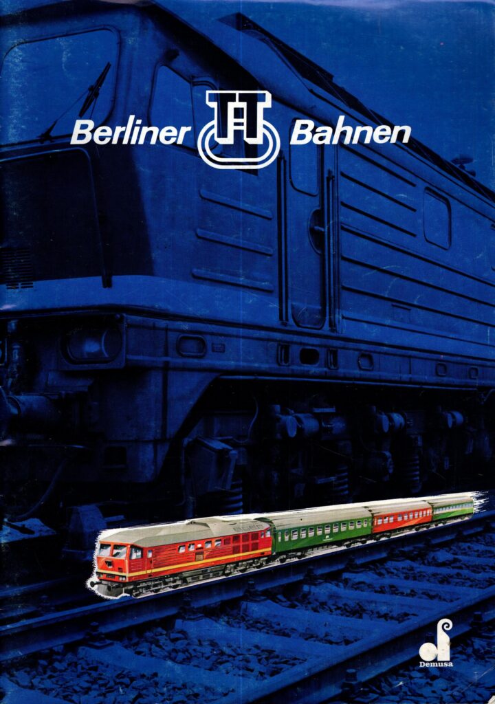 Berliner bahnen 1977 International catalogue