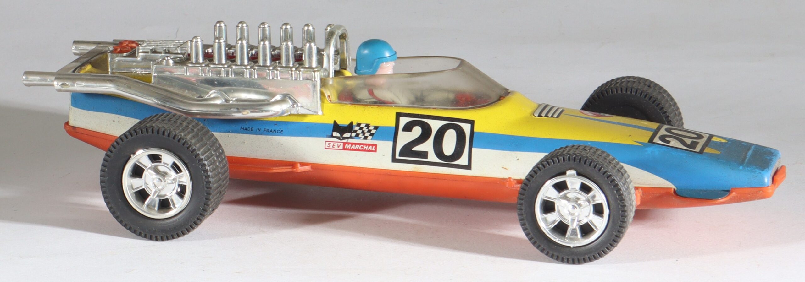 1f Joustra Formula 1 Racing Car No. 2180 Tinplate Toy with Original Box 1970s