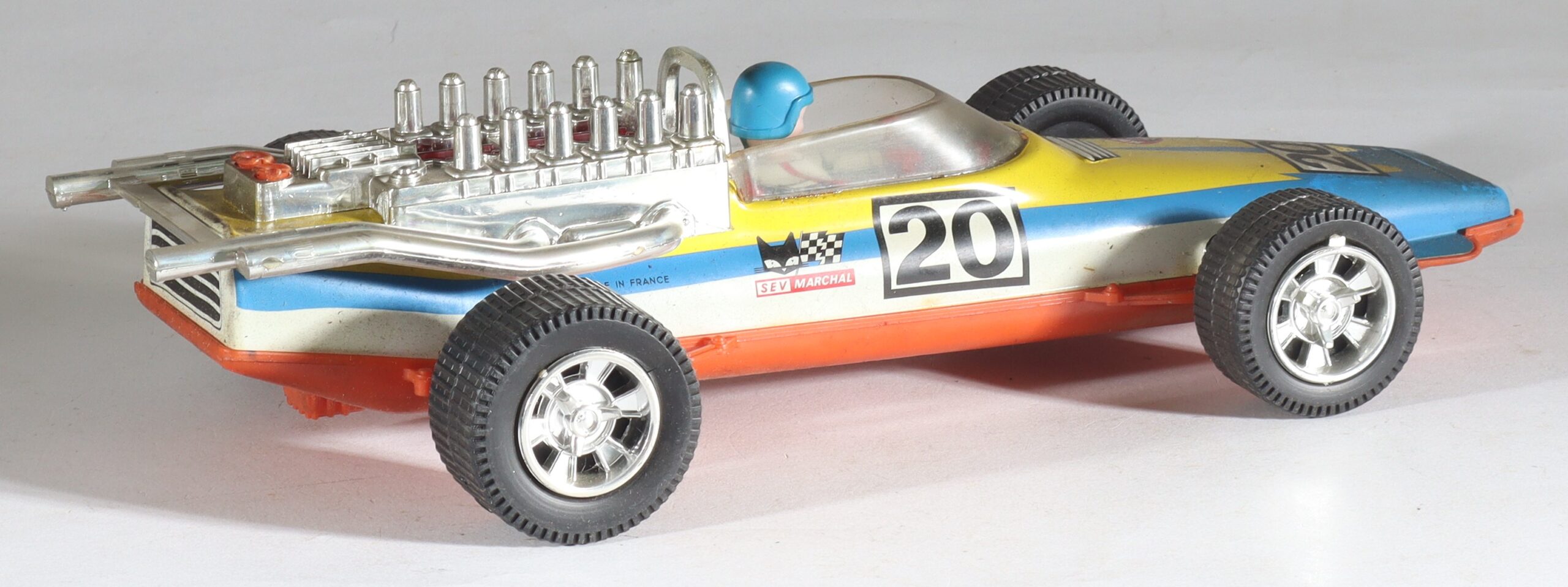 1g Joustra Formula 1 Racing Car No. 2180 Tinplate Toy with Original Box 1970s