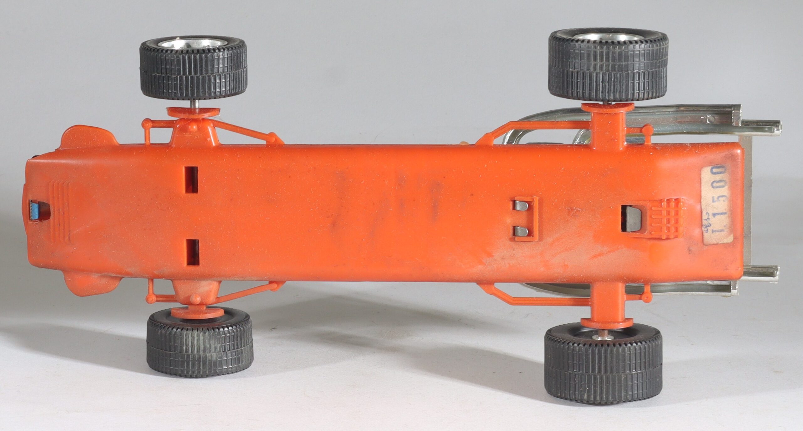 1h Joustra Formula 1 Racing Car No. 2180 Tinplate Toy with Original Box 1970s