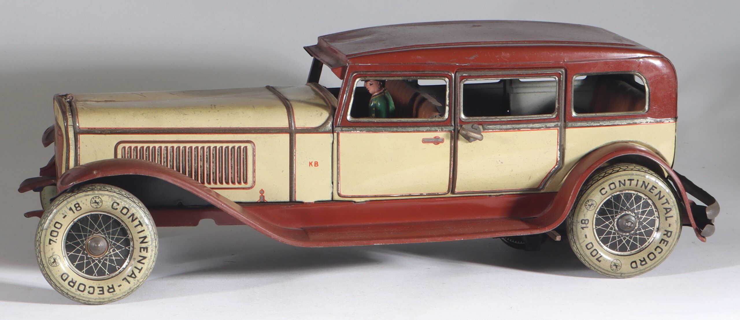 karl bub-kb-germany-tinplate-blech-clockwork-uhrwerk-limousine-creme braun-781-1b karl-bub-kb-germany-tinplate-blech-clockwork-uhrwerk-limousine-creme-braun-781-1b