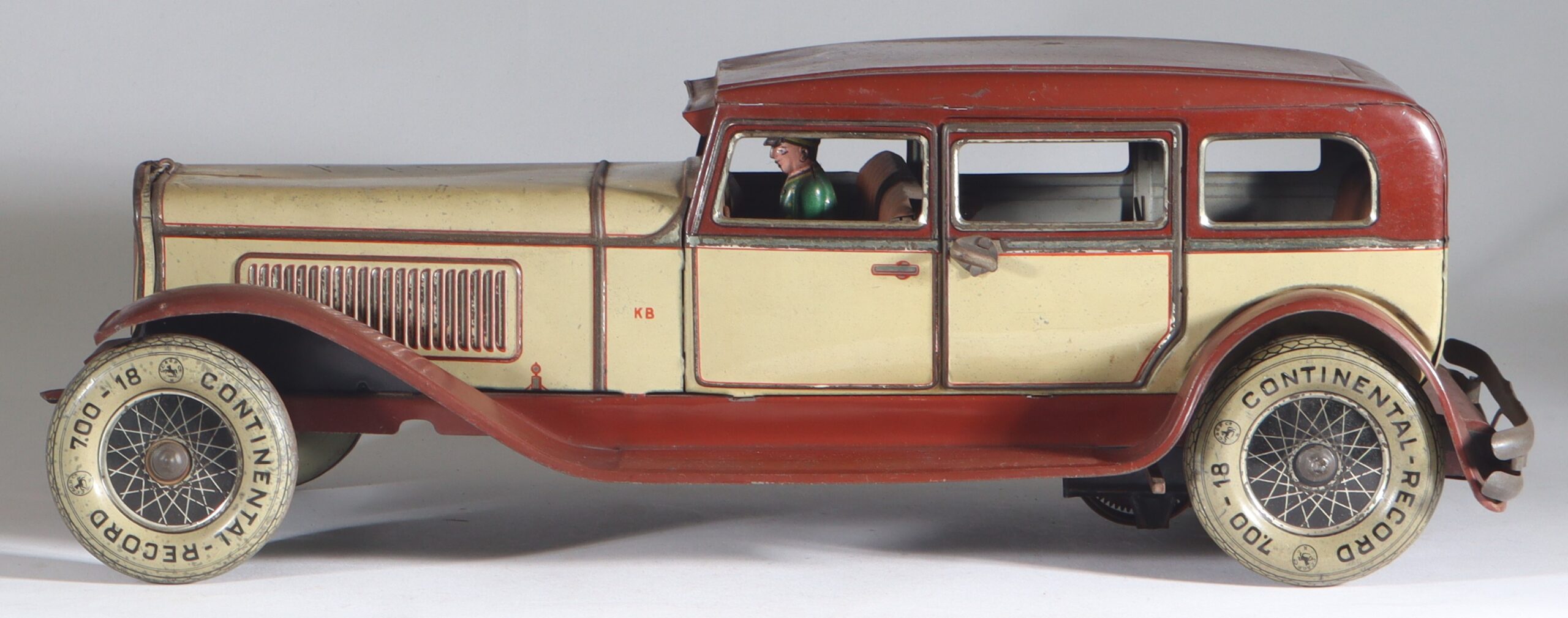 karl bub-kb-germany-tinplate-blech-clockwork-uhrwerk-limousine-creme braun-781-1d karl-bub-kb-germany-tinplate-blech-clockwork-uhrwerk-limousine-creme-braun-781-1d