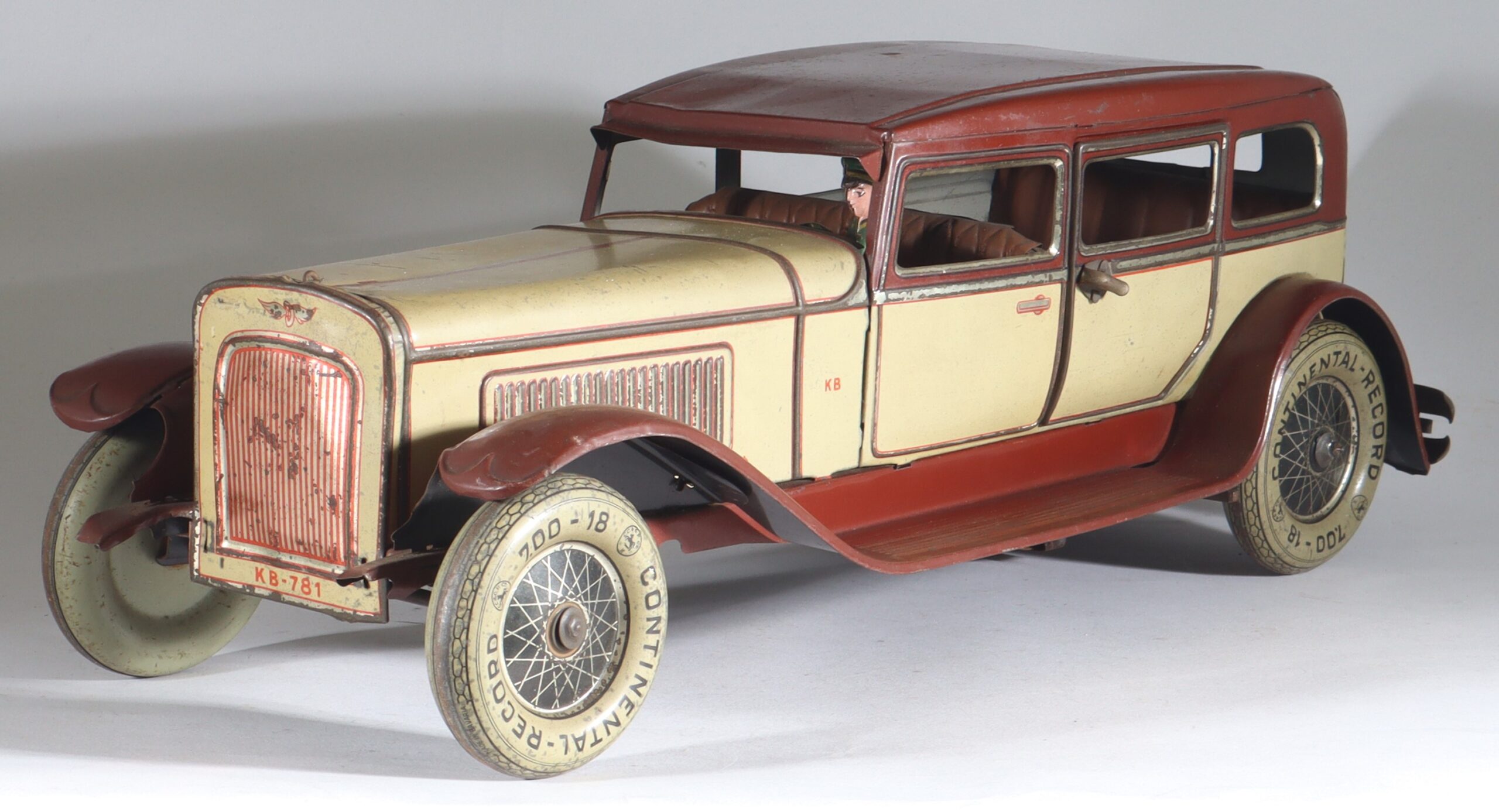 karl bub-kb-germany-tinplate-blech-clockwork-uhrwerk-limousine-creme braun-781-1e karl-bub-kb-germany-tinplate-blech-clockwork-uhrwerk-limousine-creme-braun-781-1e