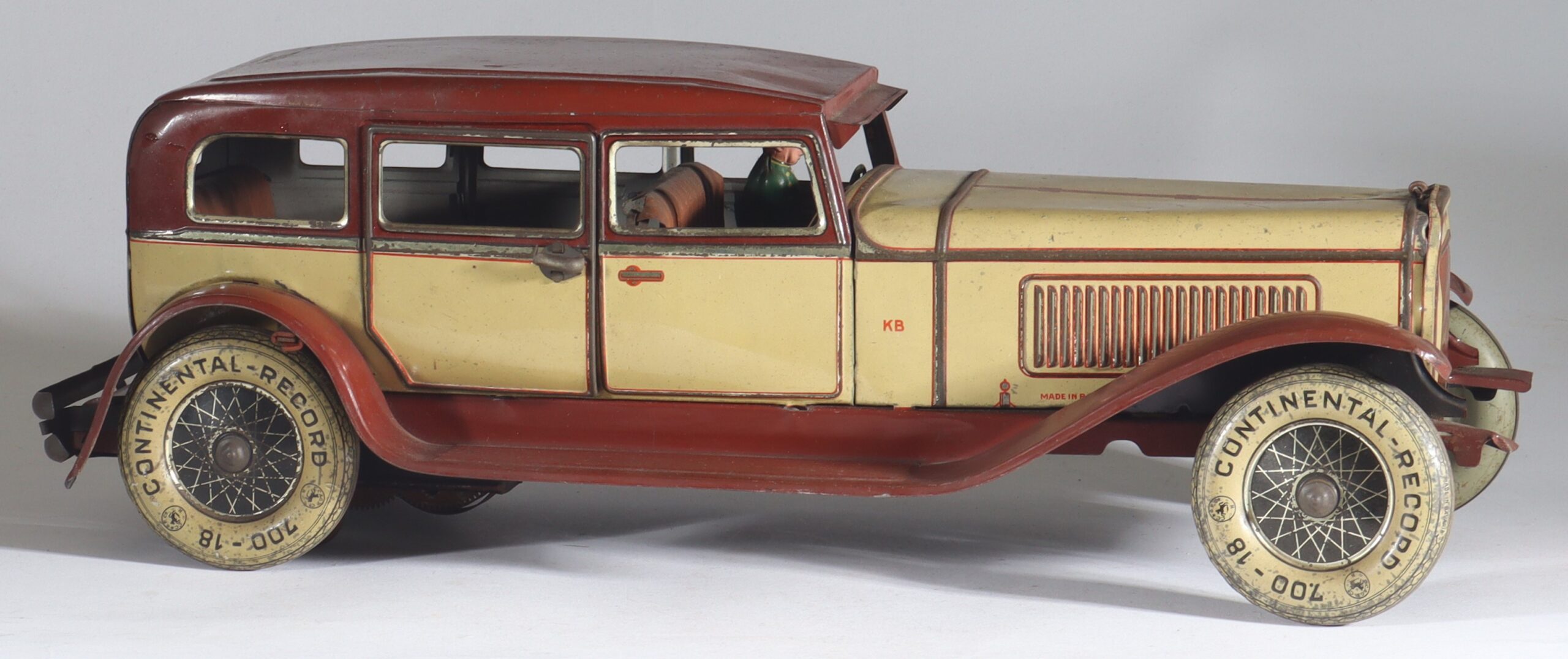 karl bub-kb-germany-tinplate-blech-clockwork-uhrwerk-limousine-creme braun-781-1f karl-bub-kb-germany-tinplate-blech-clockwork-uhrwerk-limousine-creme-braun-781-1f