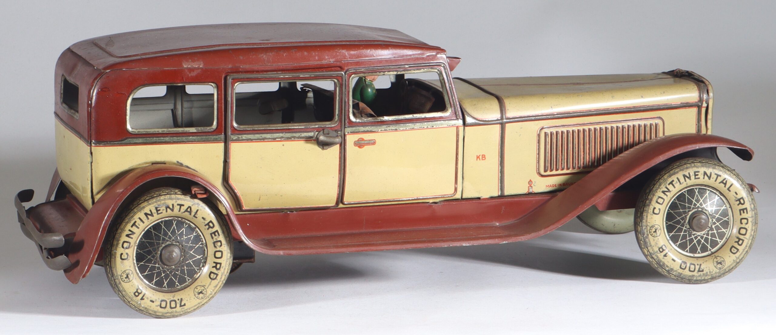 karl bub-kb-germany-tinplate-blech-clockwork-uhrwerk-limousine-creme braun-781-1g karl-bub-kb-germany-tinplate-blech-clockwork-uhrwerk-limousine-creme-braun-781-1g