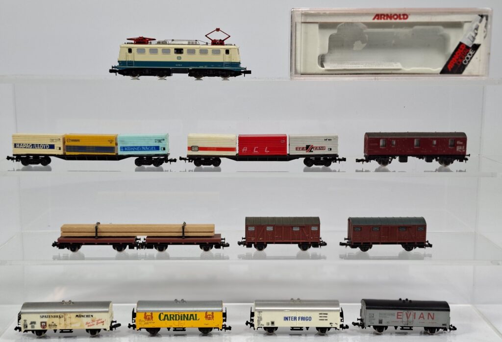 Arnold Spur N 1:160 Konvolut Elektrolok BR 140 im OKT und LIMA Güterwagen