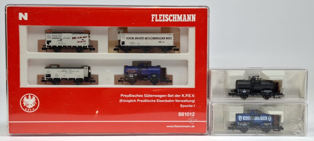Fleischmann Spur N 1:160 Konvolut mit zwei Sets im OKT KPEV