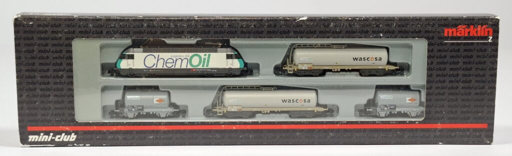 Märklin Spur Z 1:220 Set Elektrolok BR 460 mit Güterwagen ChemOil #81427 im OKT