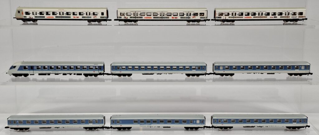 Märklin Spur Z 1:220 Konvolut mit modernen Reisezugwagen