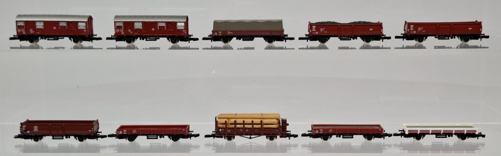 Märklin Spur Z 1:220 Konvolut zweiachsige Güterwagen