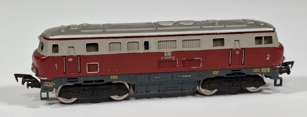 HAMO Spur H0 Diesellok V160 DB Zinkdruckguss '60er Jahre