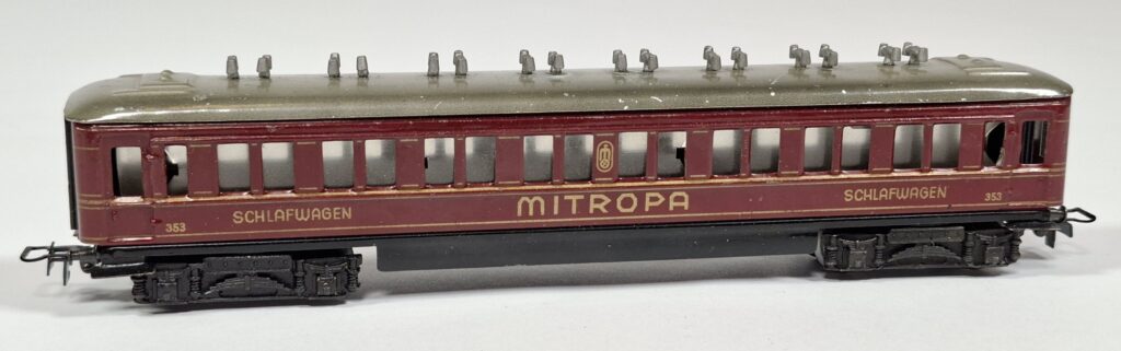 Märklin Spur H0/00 Blech Speisewagen MITROPA #353 späte '40er Jahre