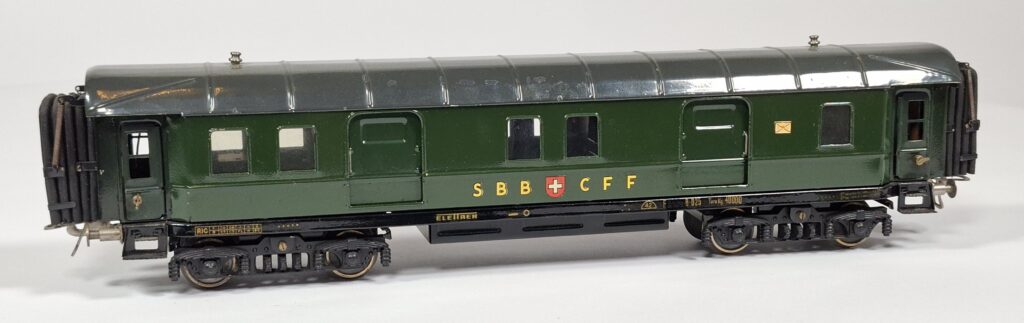 Elettren (Fulgurex) Italien Spur 0 Gepäckwagen Schweiz SBB FFS 44 cm