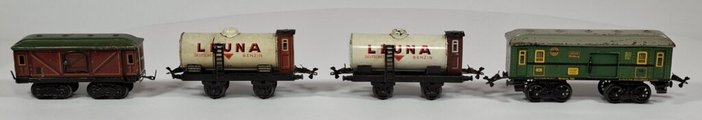 Karl Bub Spur 0 Blech Konvolut Güterwagen Kesselwagen '20er Jahre