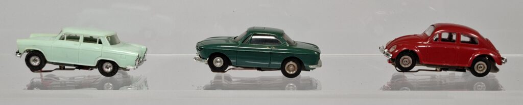 Faller AMS Slotcar Konvolut FIAT und VW Käfer '60er Jahre