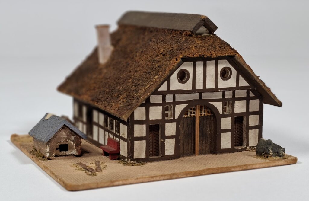 Rudolf Spitaler (RS) Holzhaus Westfälisches Bauernhaus #6446 um 1955