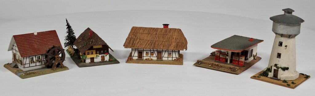 VauPe wooden building lot incl. watermill, Black Forest house, water tower and petrol station