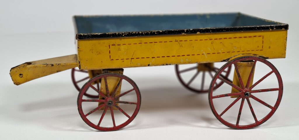 Lutz ? Uralt Blechspielzeug Bauernkarre Länge ca. 30 - 35 cm ca. spätes 19. Jhdt.