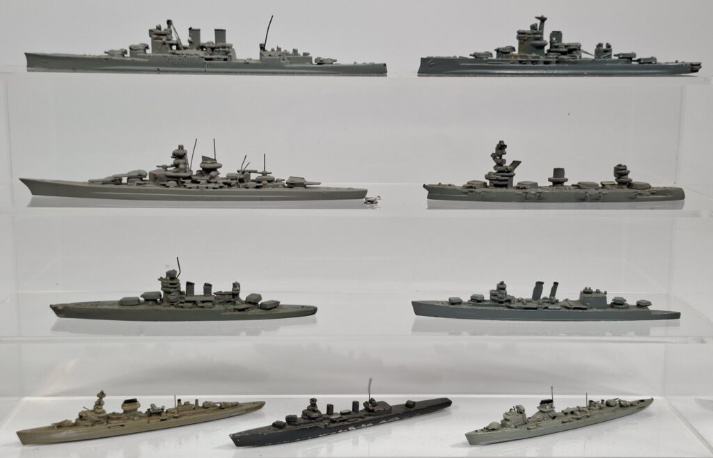 Wiking 1:1250 Vorkrieg Metall Schlachtschiffe Zerstörer Warspite Gneisenau Marat '30er Jahre
