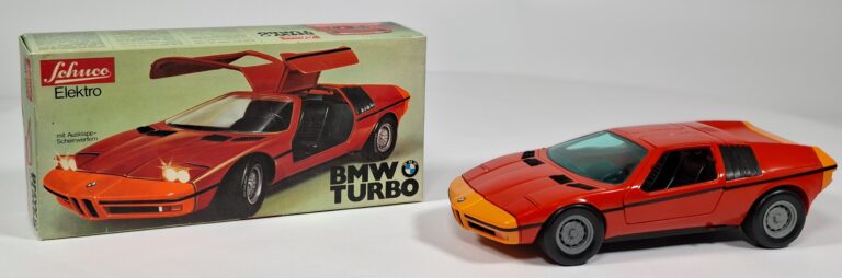 Schuco BMW Turbo in OB, approx. 25 cm long, 1970s