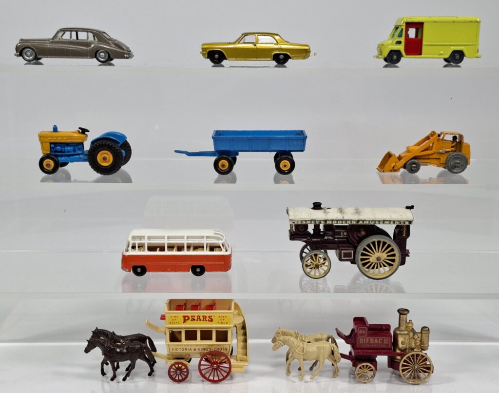 Lesney Matchbox Zinkdruckguss Konvolut diverse Modellautos u.a. Rolls Royce Opel Diplomat
