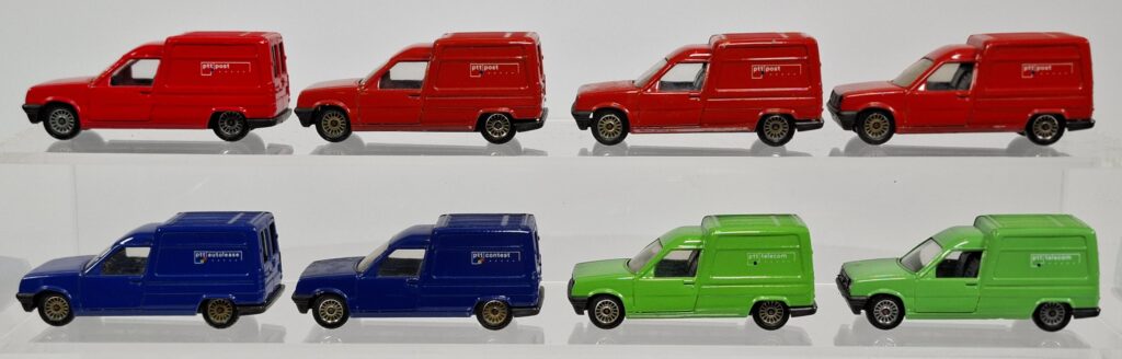 Solido Frankreich 1:43 Zinkdruckguss Konvolut Renault Express Post Niederlande