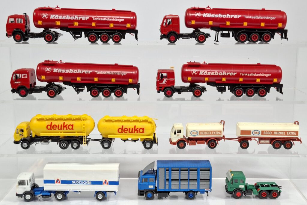 Kibri Spur H0 1:87 Kunststoff Konvolut LKW