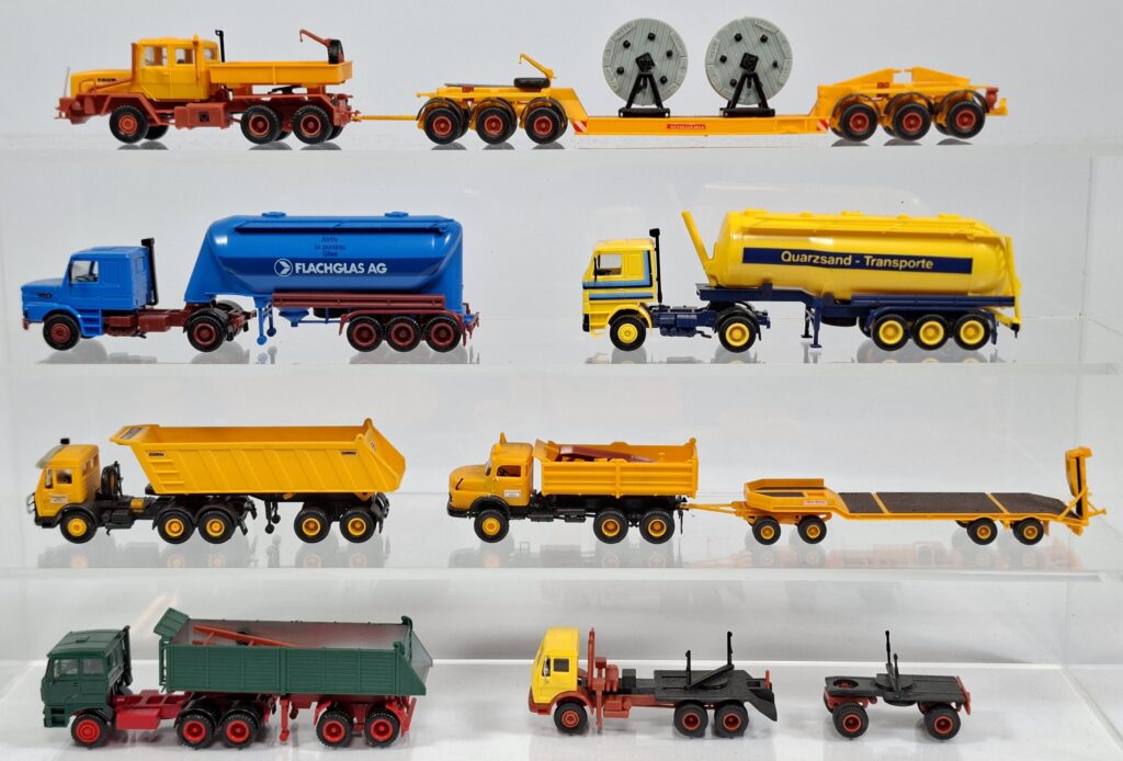 Kibri Spur H0 1:87 Kunststoff Konvolut LKW
