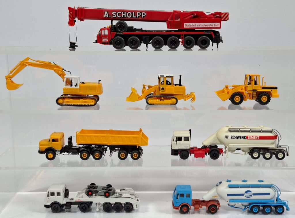 Kibri Spur H0 1:87 Kunststoff Konvolut LKW